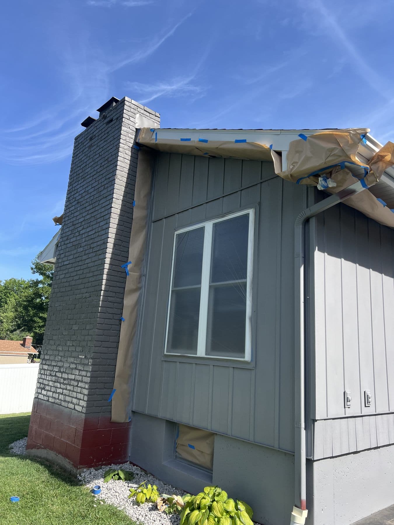 Ruiz Painting crew on a real Kansas City metro job